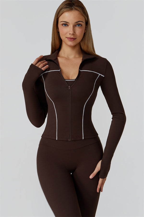 The Venus Zip Top Leggings 2-Piece Set
