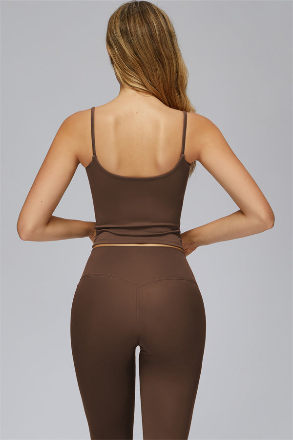 The FlexCore Crop Tank Capri Leggings 2-Piece Set