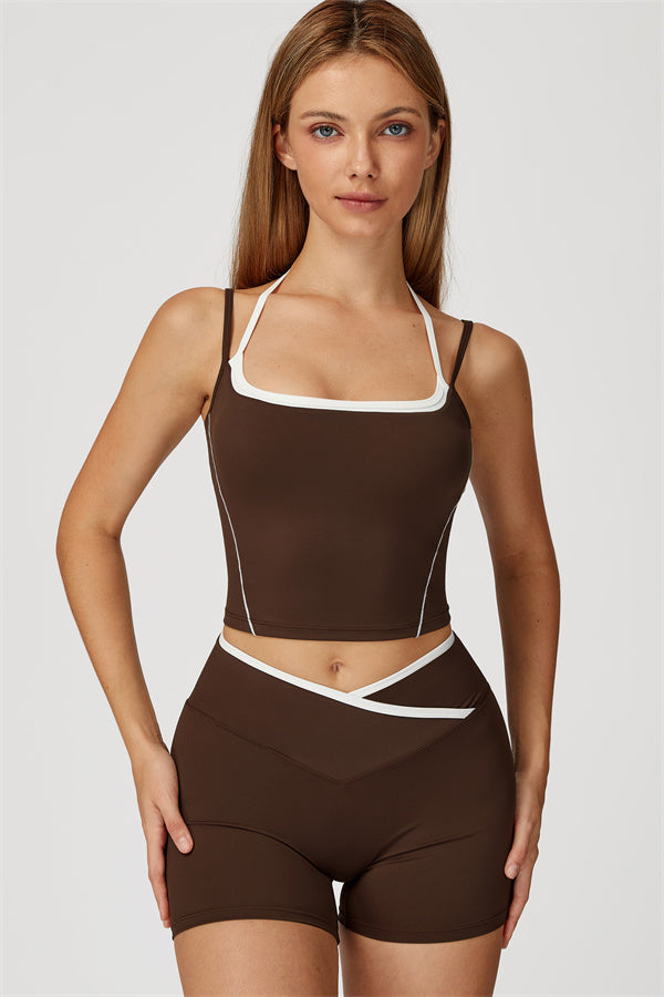 The Radiant Crop Top Shorts 2-Piece Set