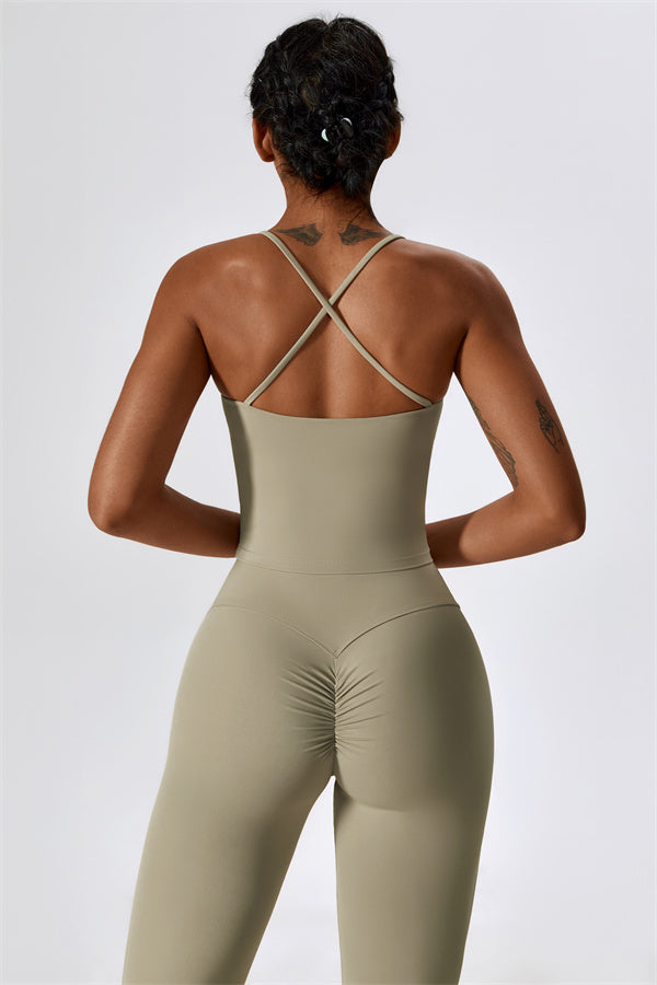 The Lily Belle Sports Bra Flared Leggings 2-Piece Set