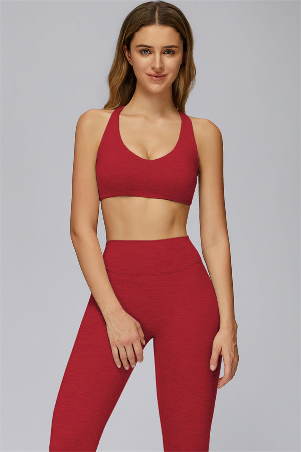 The Radiance Racerback Sports Bra Leggings 2-Piece Set