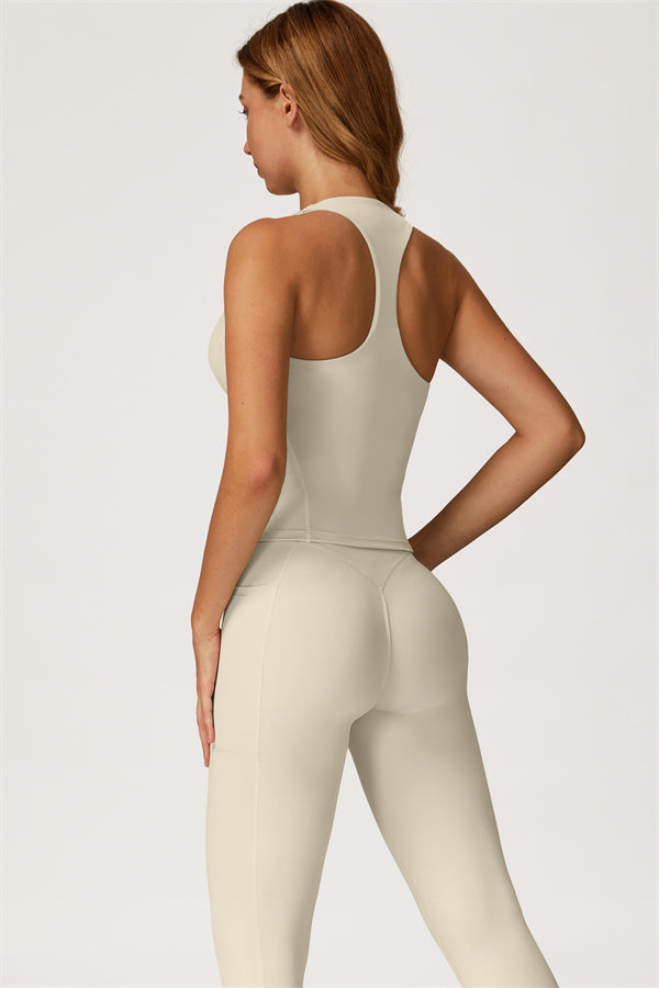The Glacier Crop Tank Leggings 2-Piece Set