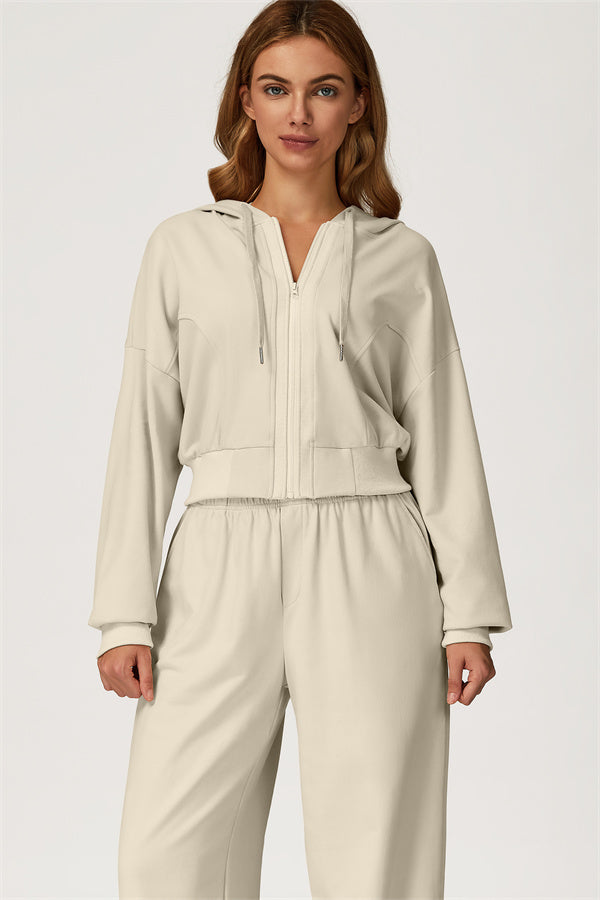 The Glacier Crop Hoodie Pants 2-Piece Set