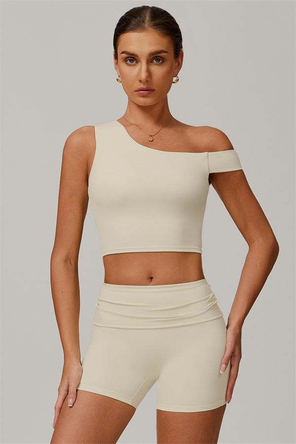 The Pearl Crop Top Shorts 2-Piece Set