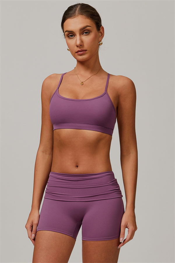 The Juno Star Sports Bra Shorts 2-Piece Set