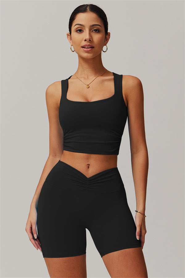 The Balance Crop Top Shorts 2-Piece Set