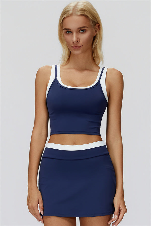 The Canyon Crop Tank Skirt 2-Piece Set