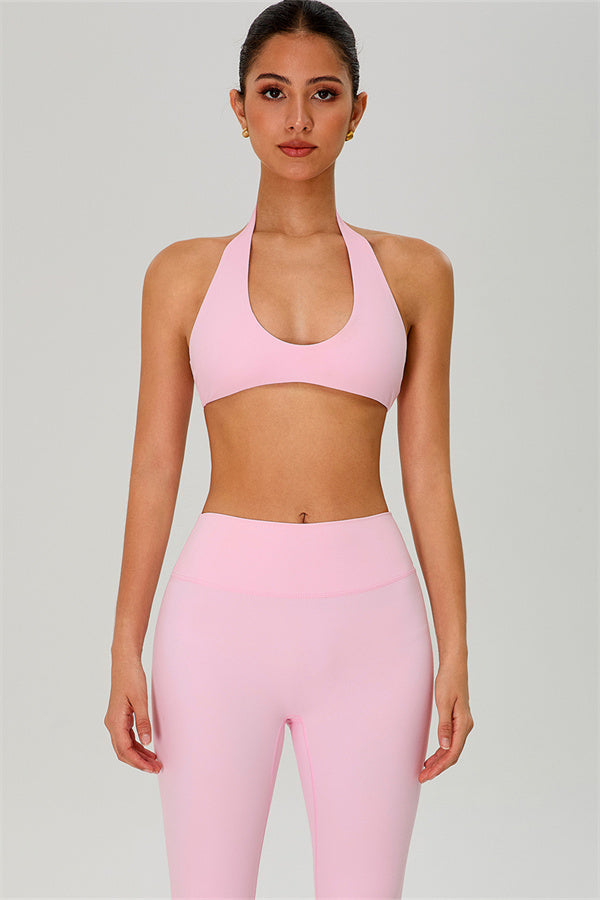 The Solid Sports Bra Leggings 2-Piece Set