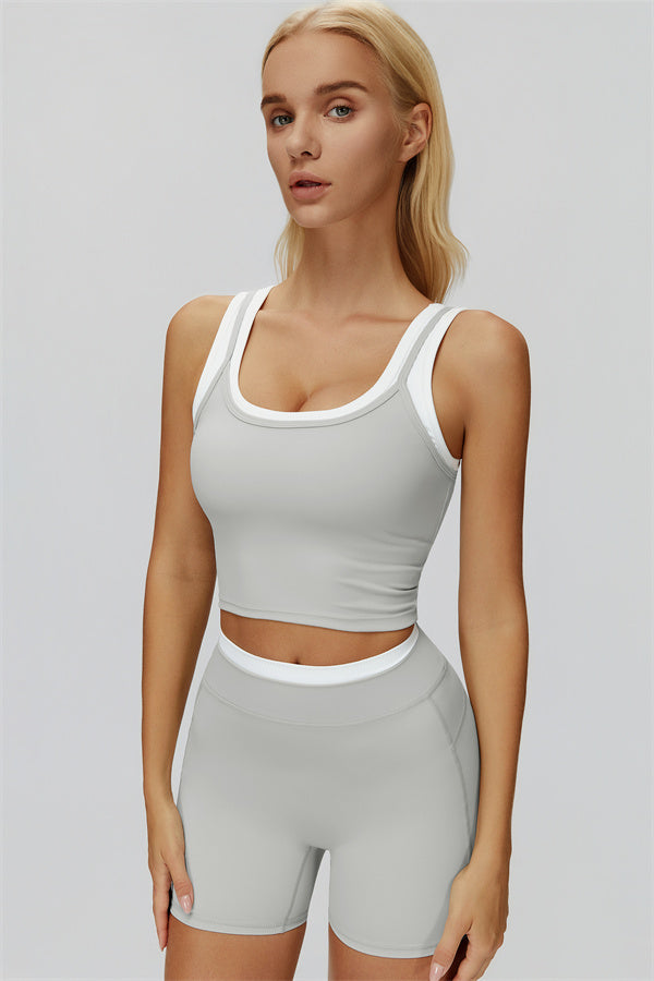 The Canyon Crop Tank Shorts 2-Piece Set