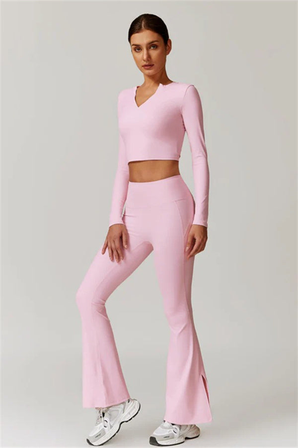 The Pulse Long Sleeve T-shirt Flares 2-Piece Set