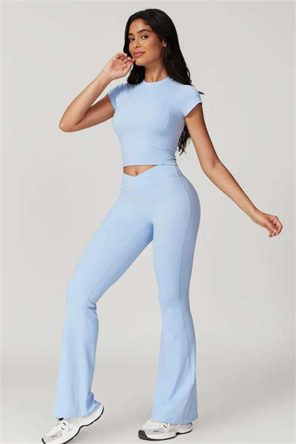 The Sophia T-shirt Flares 2-Piece Set