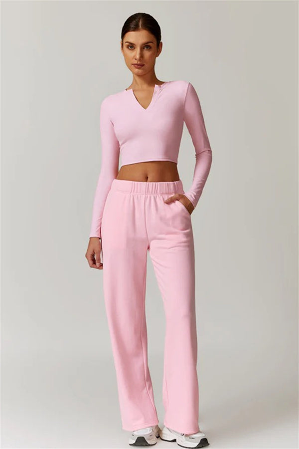 The Pulse Long Sleeve T-shirt Sweatpants 2-Piece Set