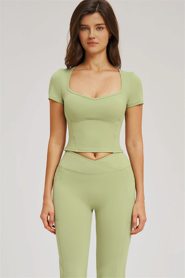 The Sizzle T-shirt Flared Leggings 2-Piece Set