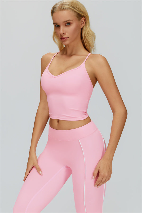 The Whisper Crop Top Leggings 2-Piece Set
