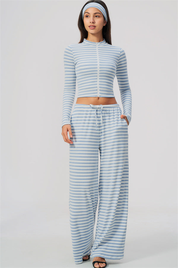 The Brilliance Jacket Straight Leg Pants 2-Piece Set (Headband not included)