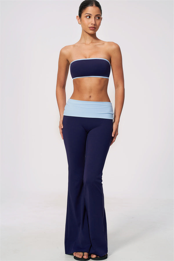 The Heat Sports Bra Flared Leggings 2-Piece Set