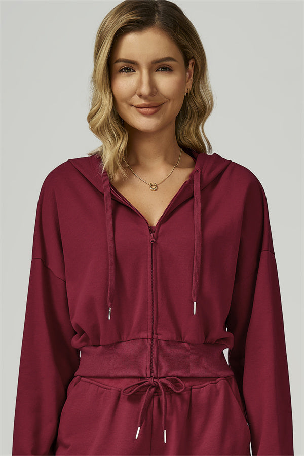 The FlexFit Crop Hoodie