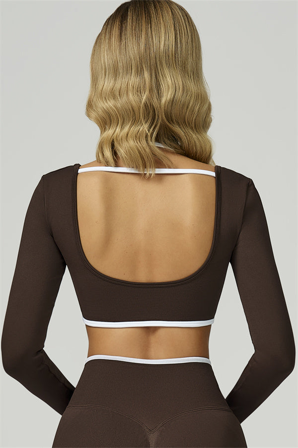 The Prime Line Long Sleeve Crop Top