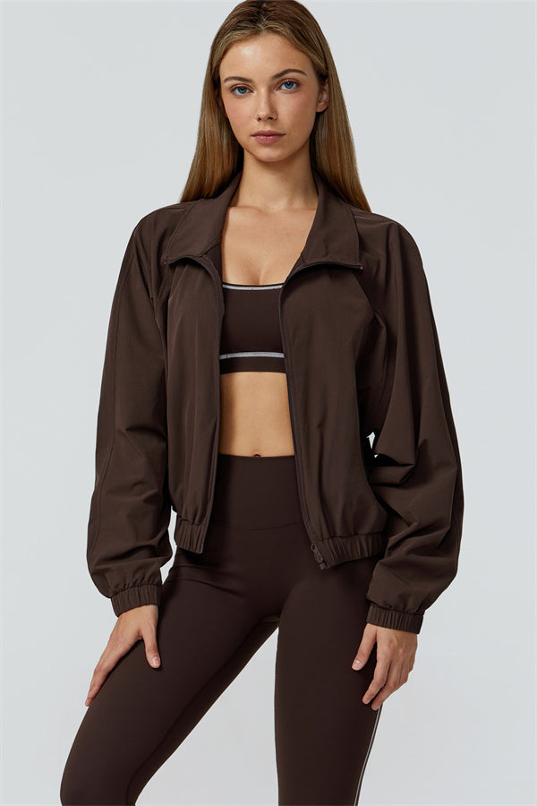 The Venus Zip Jacket Sports Bra Leggings 3-Piece Set