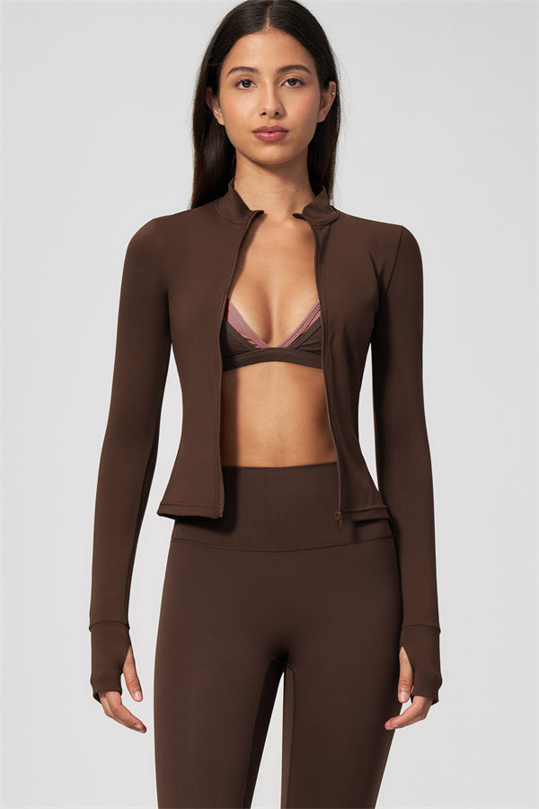 The New Seraphine Jacket Sports Bra Leggings 3-Piece Set