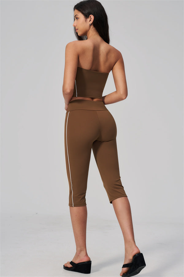 The Breathe Tube Top Capri Leggings 2-Piece Set