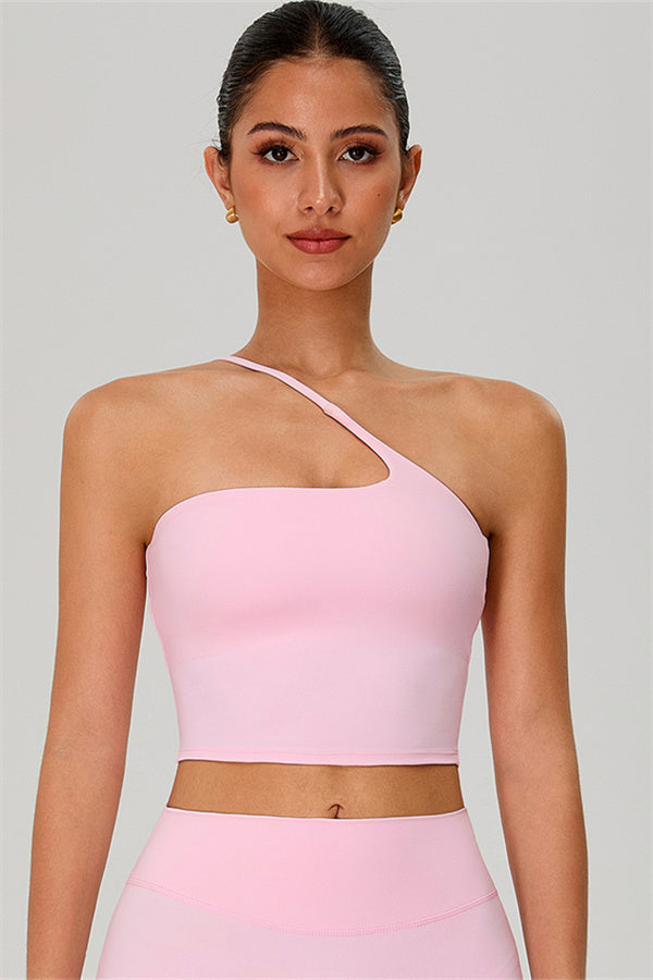 The Jewel One-Shoulder Crop Top