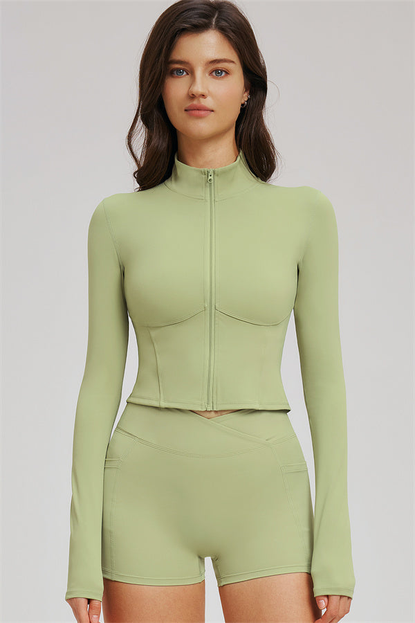 The Sizzle Zip Jacket Shorts 2-Piece Set