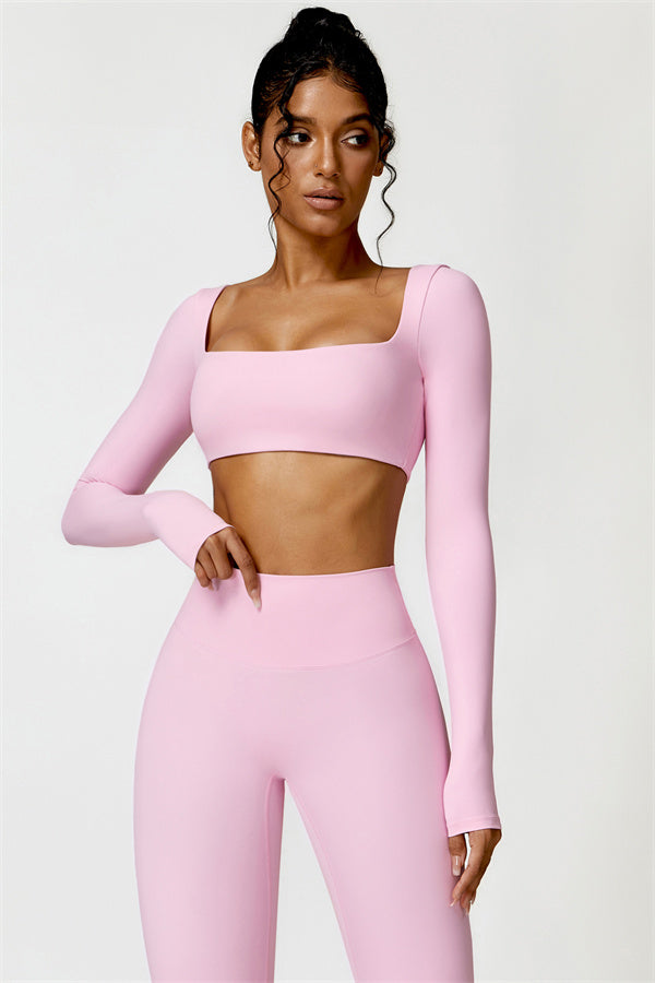 Olivia Crop Top Leggings 2-Piece Set