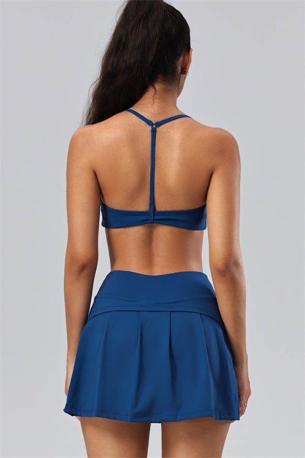 The Velora Sports Bra Skirt 2-Piece Set
