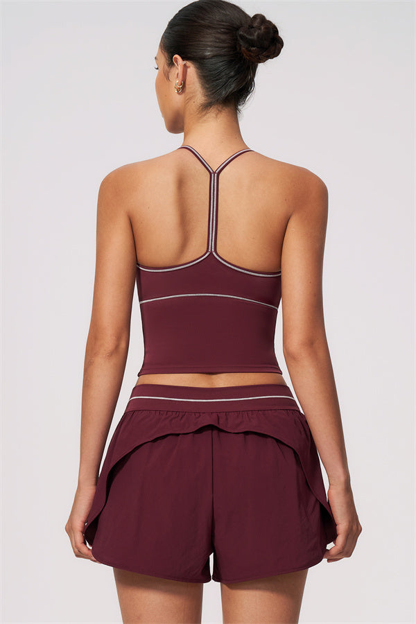 The RebelFit Tank Top Flow Shorts 2-Piece Set