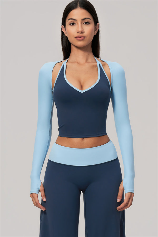The Intrepid Long Sleeve Tank Top Straight Leg Pants 3-Piece Set