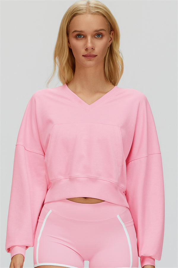 The Whisper V-Neck Hoodie