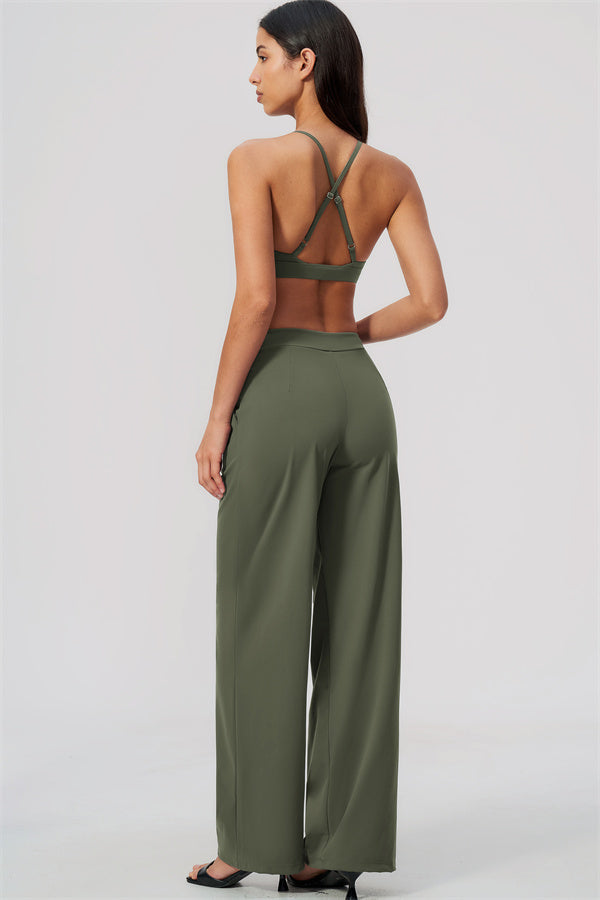 The Flow Motion Sports Bra Straight Leg Pants 2-Piece Set
