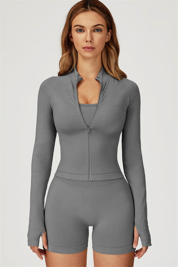 The Sculpt Jacket Shorts 2-Piece Set