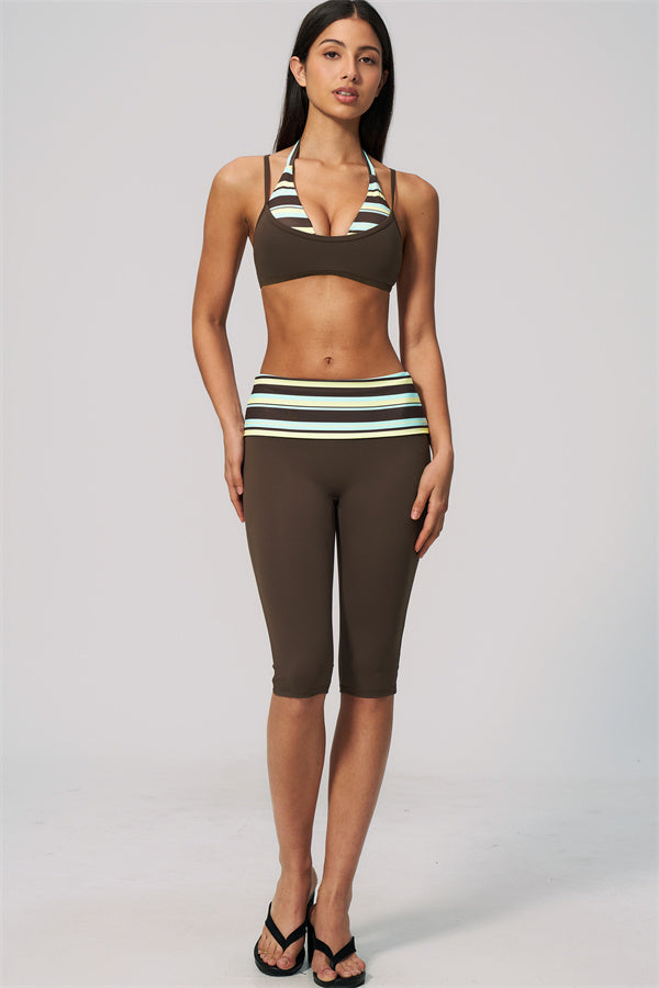 The Enliven Sports Bra Capri Leggings 2-Piece Set