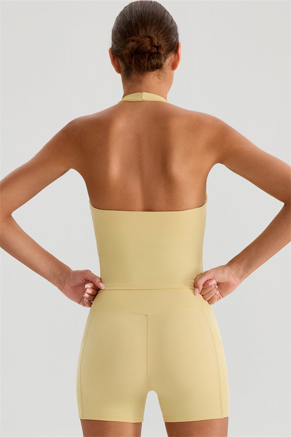 The Glee Halter Tank Top Shorts 2-Piece Set