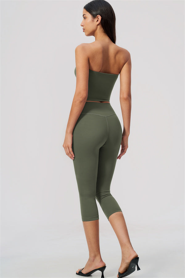 The Flow Motion Tube Top Capri Leggings 2-Piece Set