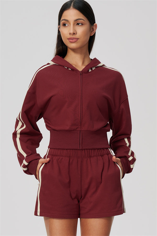 The Tryst Hoodie Shorts 2-Piece Set