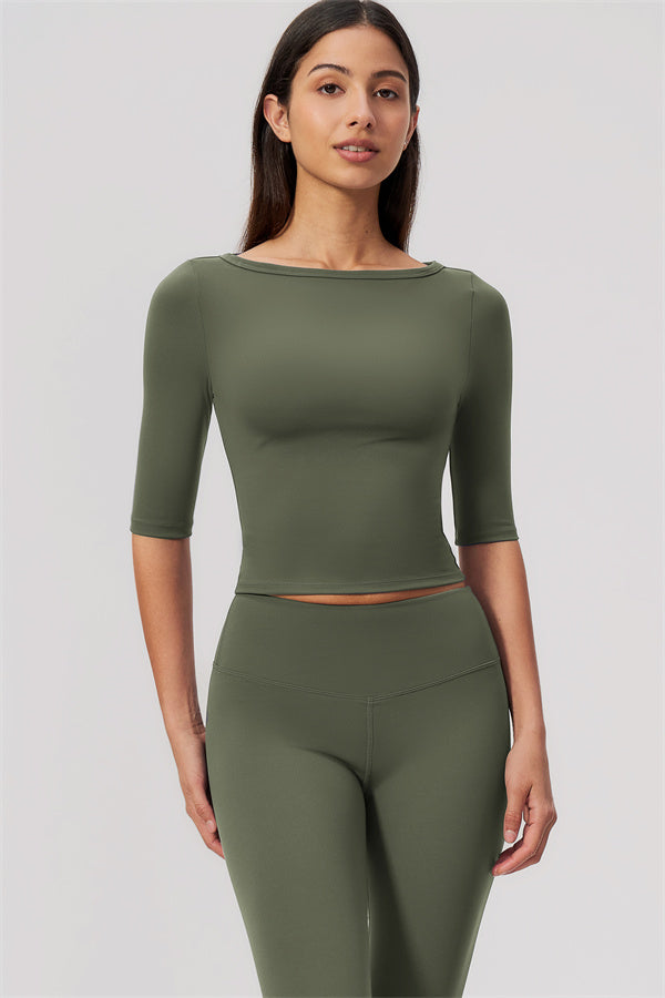 The Flow Motion Half-Sleeve T-Shirt Leggings 2-Piece Set