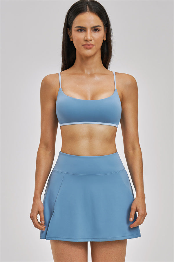 The Seraphine Sports Bra Skirt 2-Piece Set