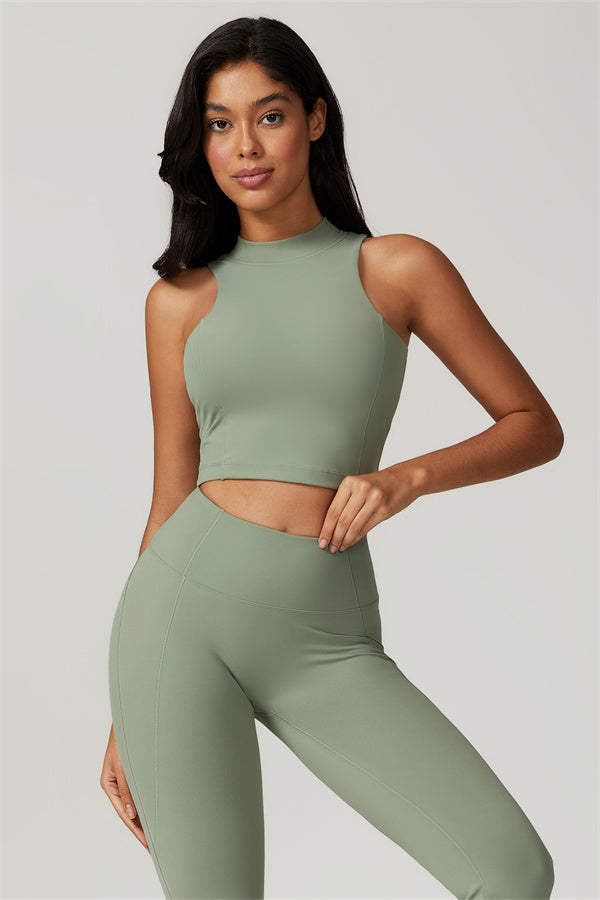 Active Edge Crop Top Flares 2-Piece Set