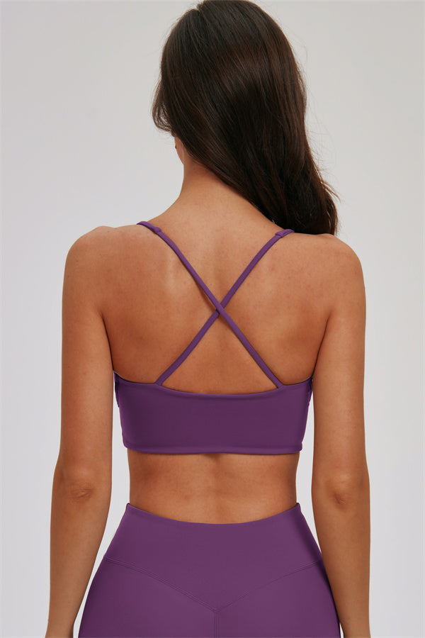 The Kinetic Cross Back Sports Bra