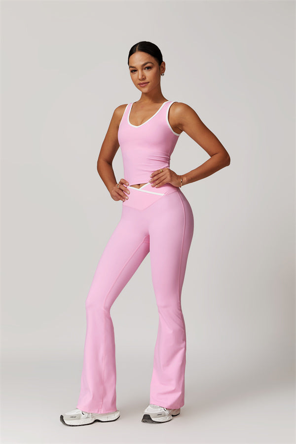 The Stamina Crop Top Flares 2-Piece Set