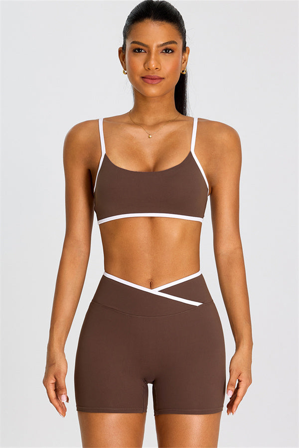 The Dwell Sports Bra Shorts 2-Piece Set