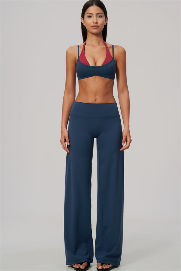 The Cascade Sports Bra Straight Leg Pants 2-Piece Set