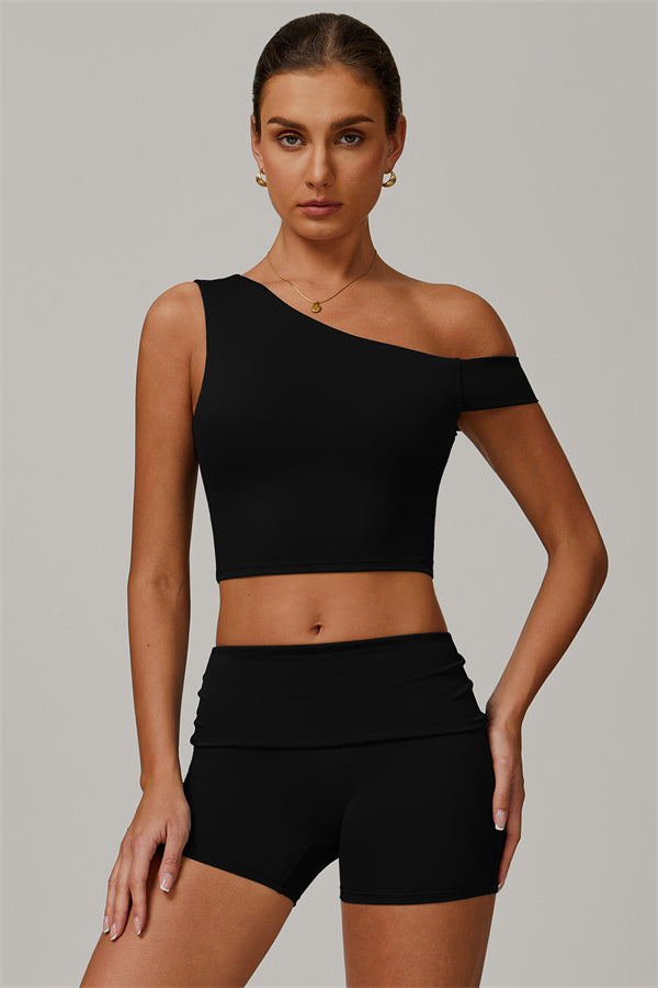 The Pearl Crop Top Shorts 2-Piece Set