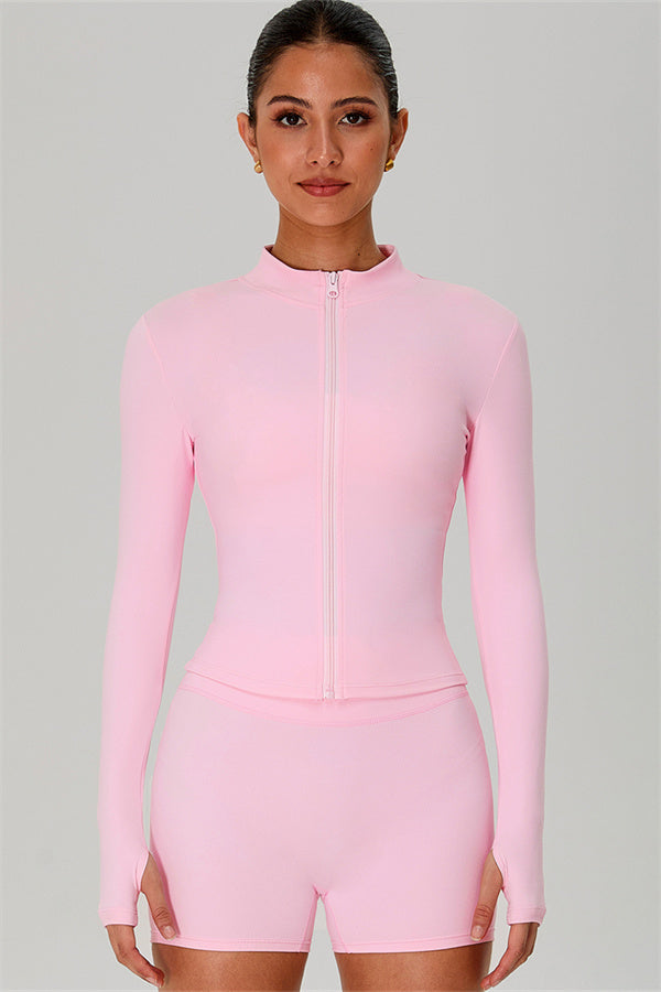 The Jewel Zip Jacket Shorts 2-Piece Set